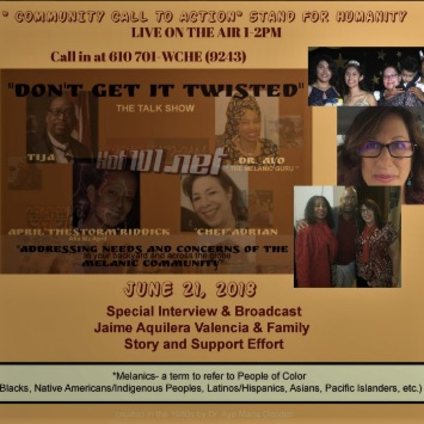 Don't Get It Twisted -" Community Call to Action" : Stand for Humanity episode artwork