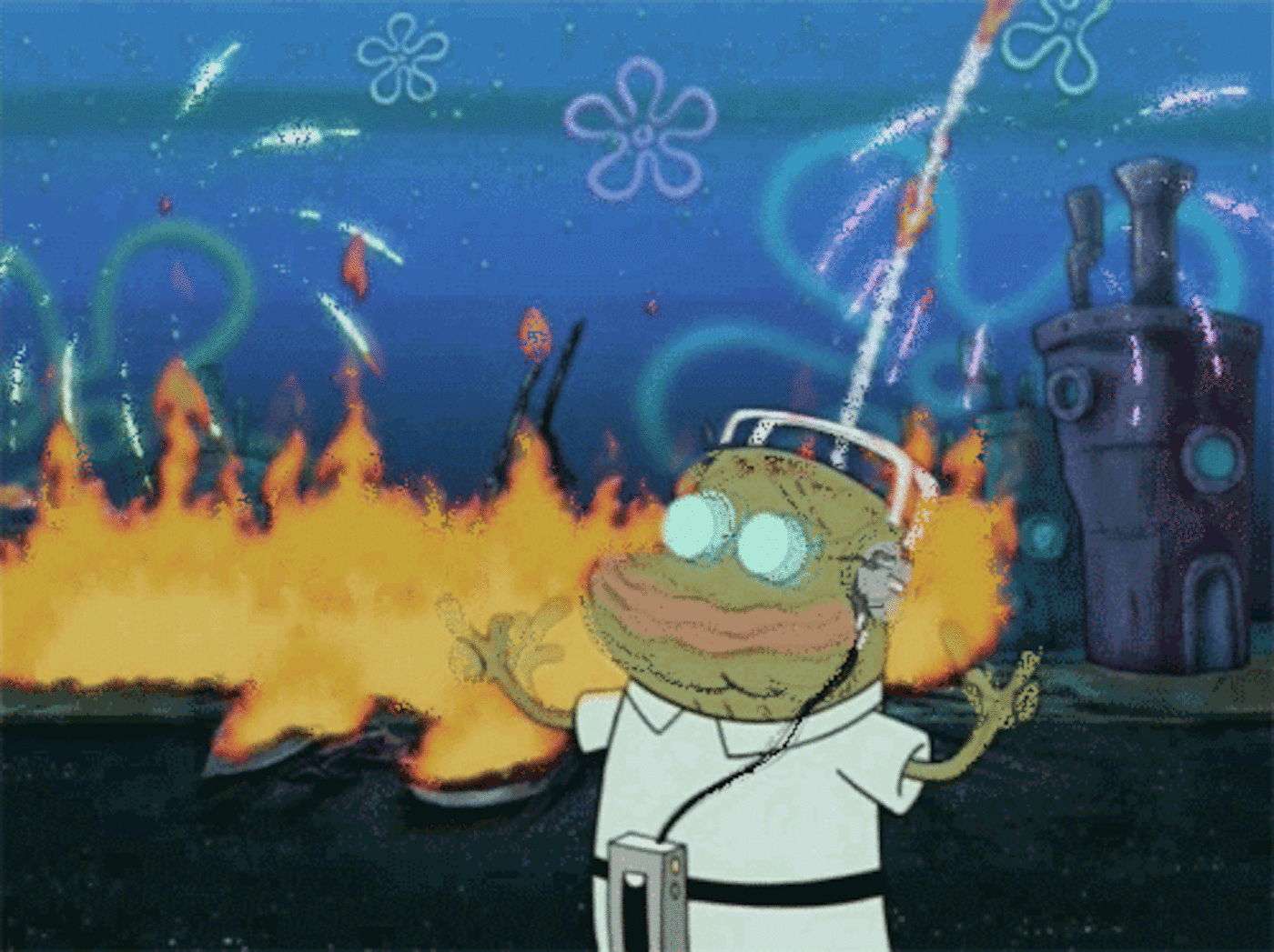 Download 78 Spongebob Meme Fish On Fire Terbaru Dan Terkeren.