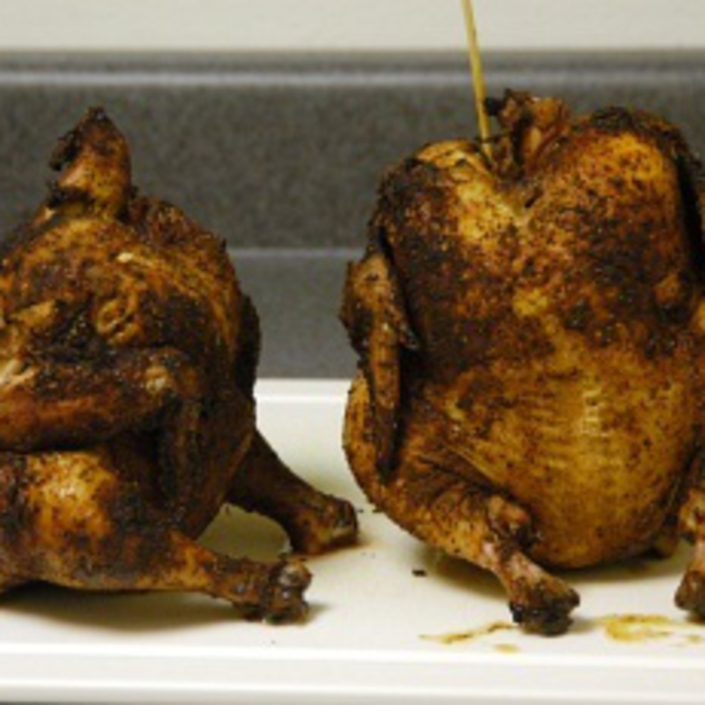 Beer Can Up the Butt Chicken!!