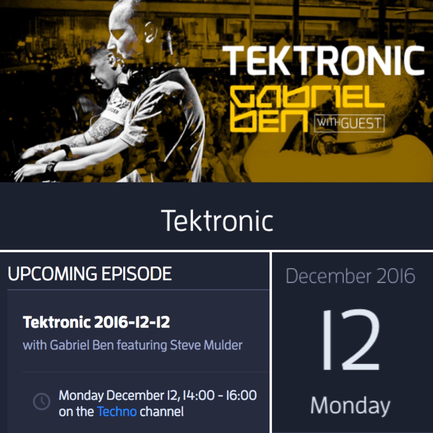 Gabriel Ben presents Tektronic