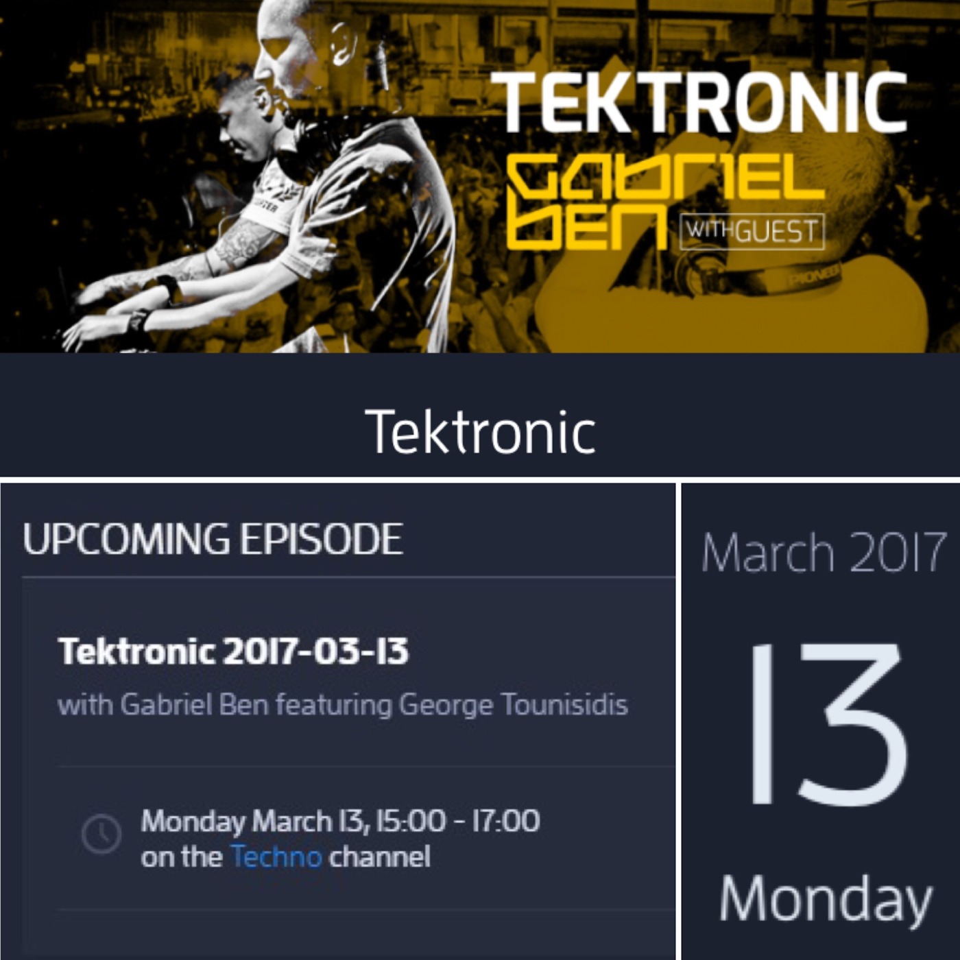 Gabriel Ben Presents - Tektronic 095 (March 2017)