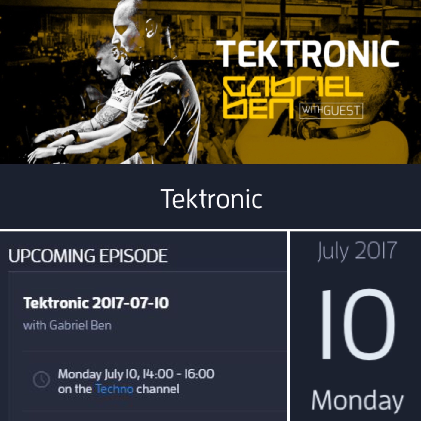 Gabriel Ben presents Tektronic