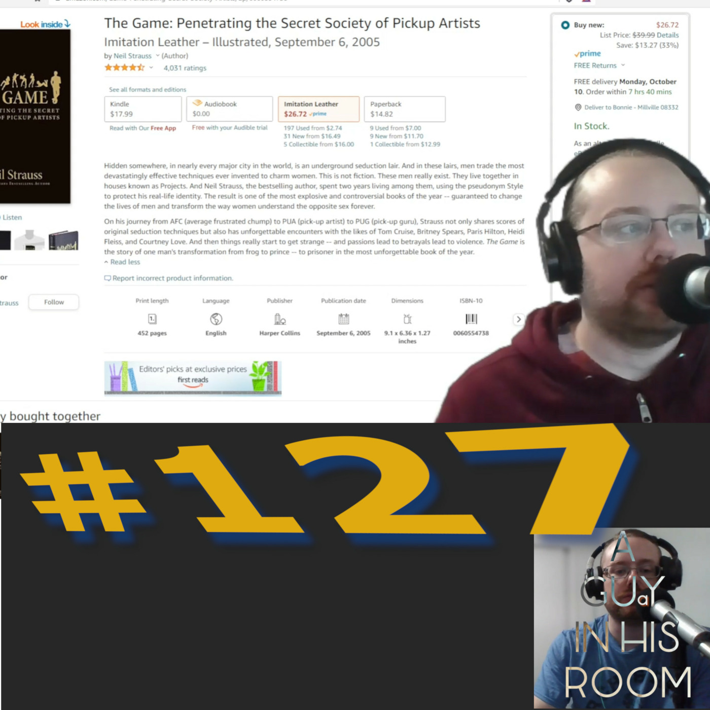 cover of episode Episode 127: Pickup artists at a open mic, shut-in Howard Stern and Pro-ACAB Cops