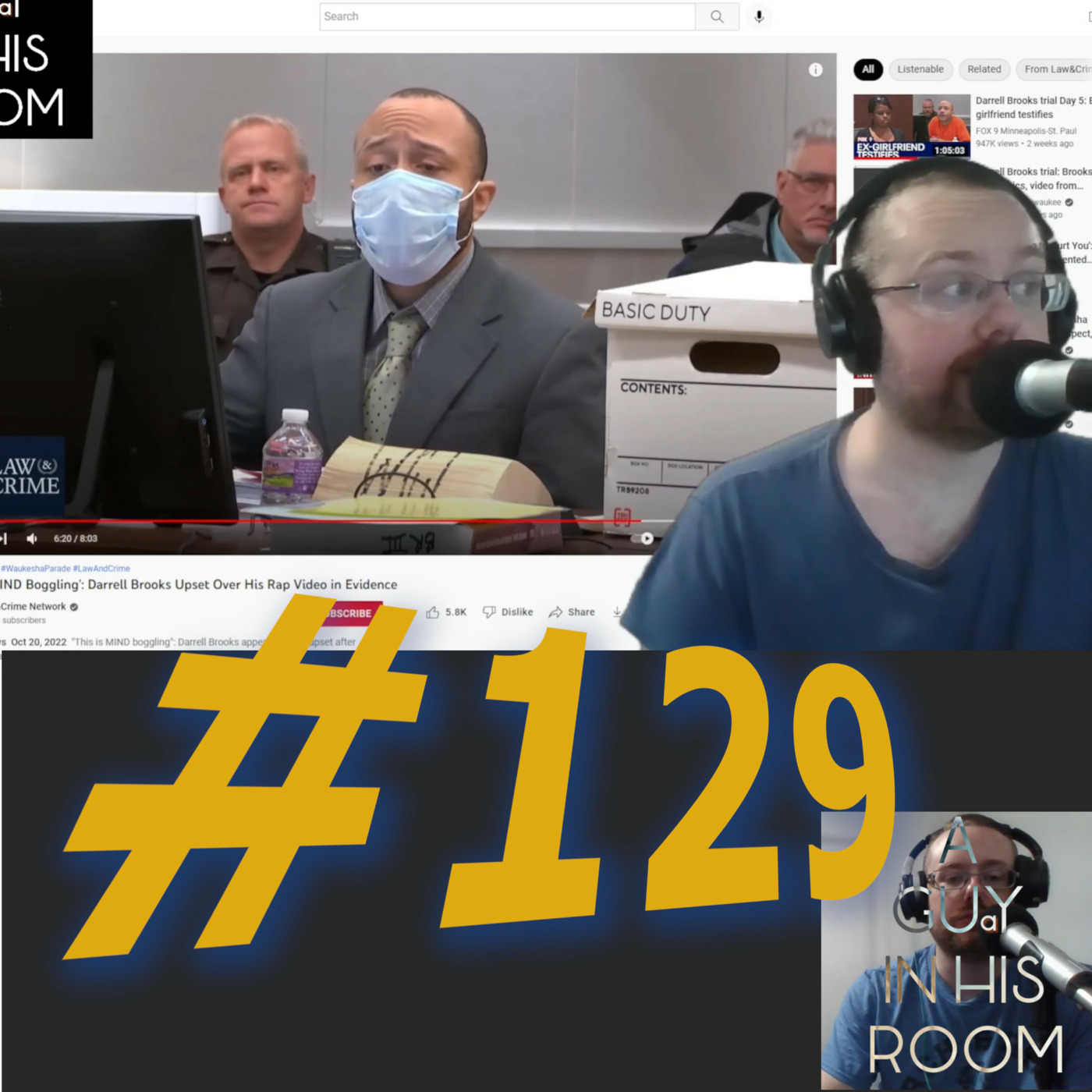 A guy in his room