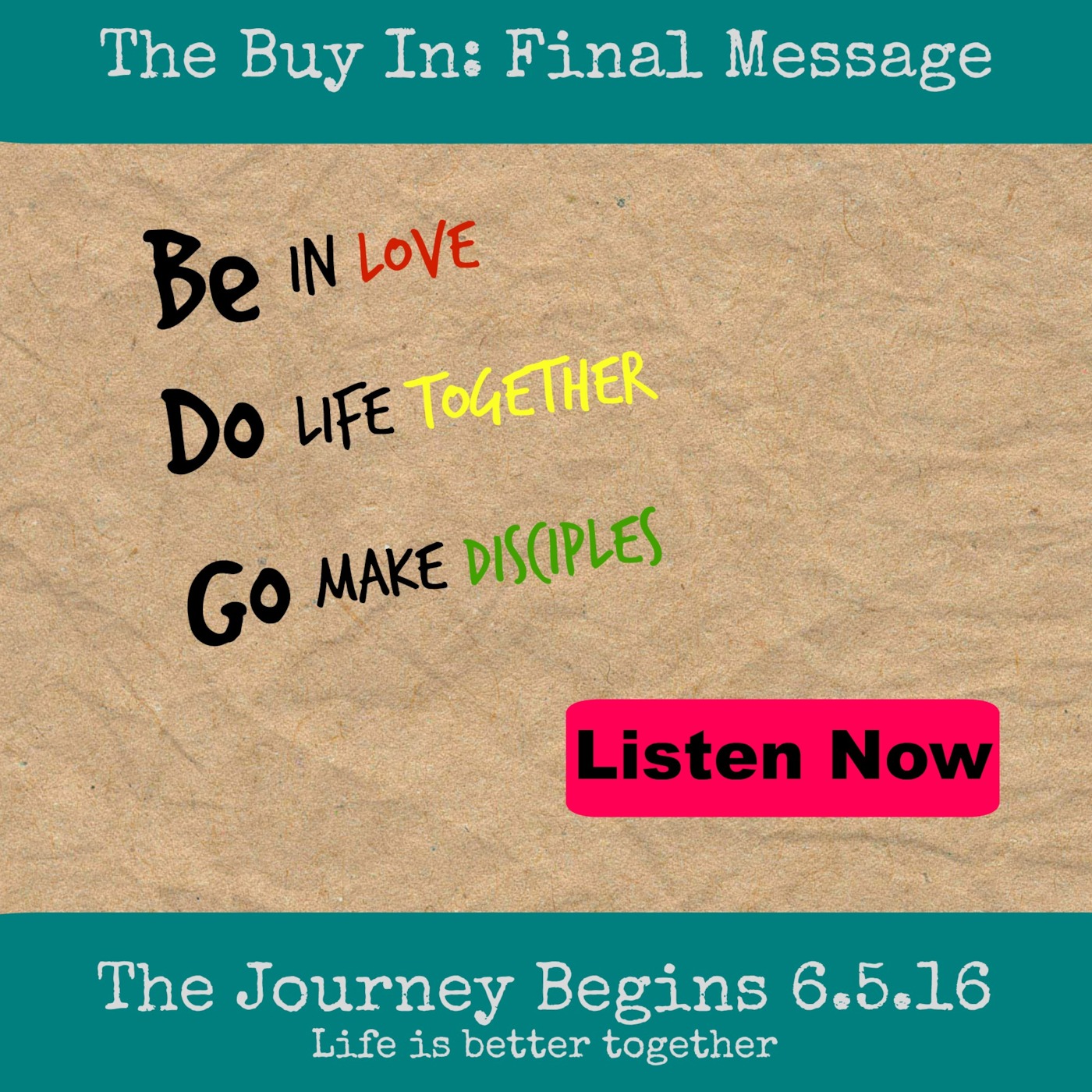 The Buy In: Be, Do, Go episode artwork