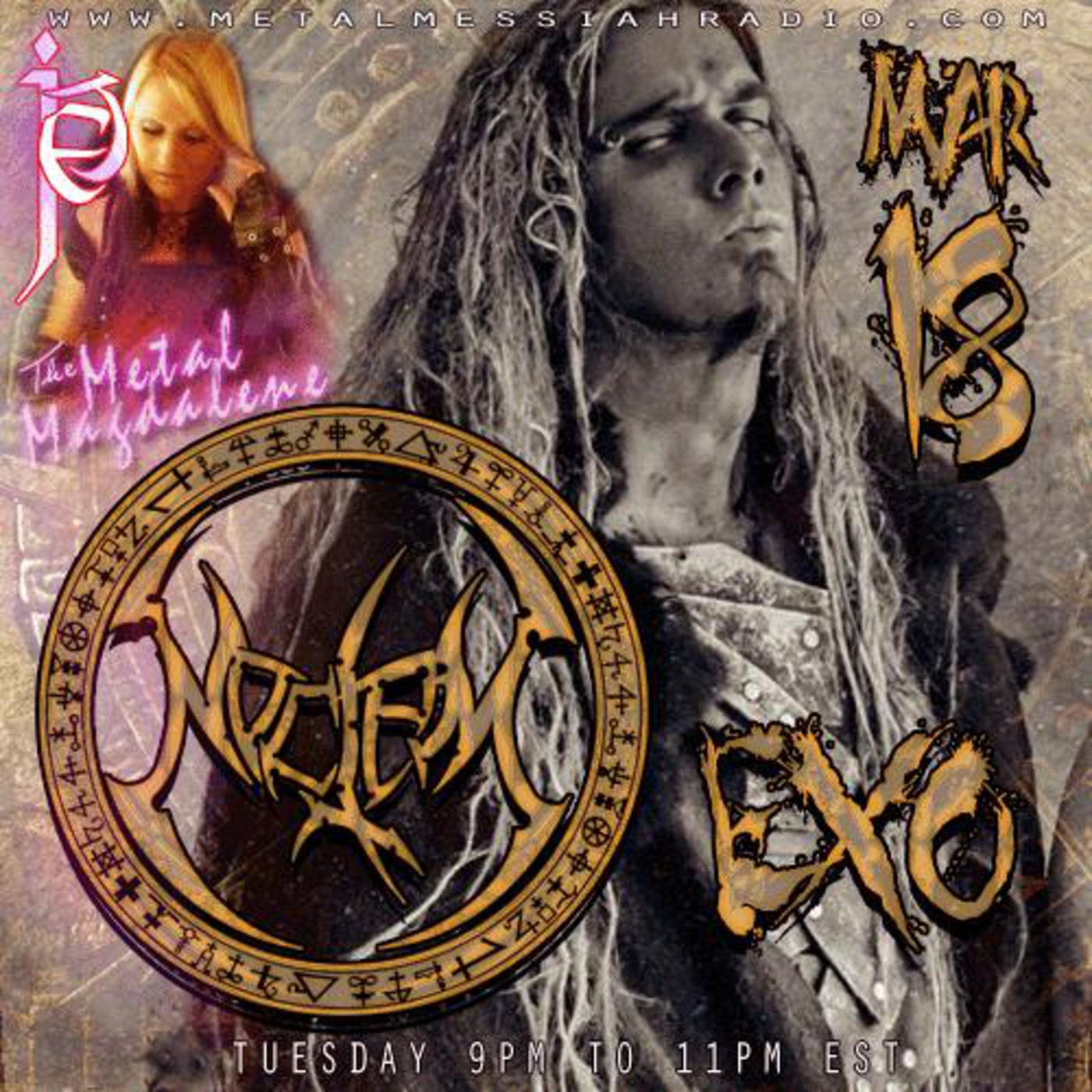 THE METAL MAGDALENE WITH JET ON METAL MESSIAH RADIO