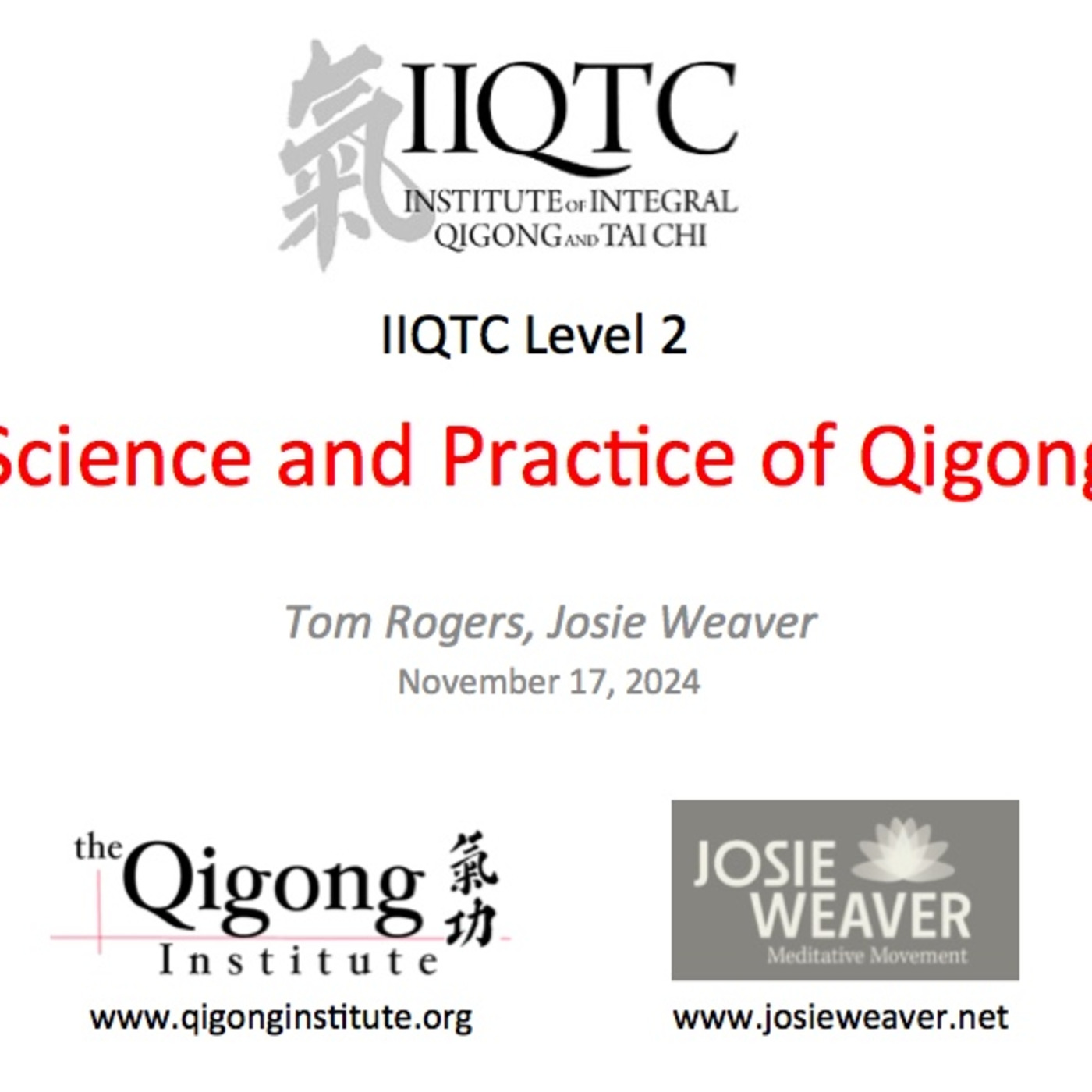Episode 15: Science and Practice of Qigong