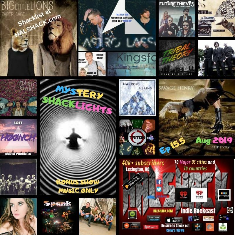 Halshack Ep 15.5 (MYSTERY SHACKLIGHTS) Aug 2019 ...bonus show/music only