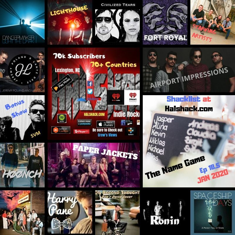 Halshack Ep 18.5 (The Name Game) Jan 2020- Bonus show..music only