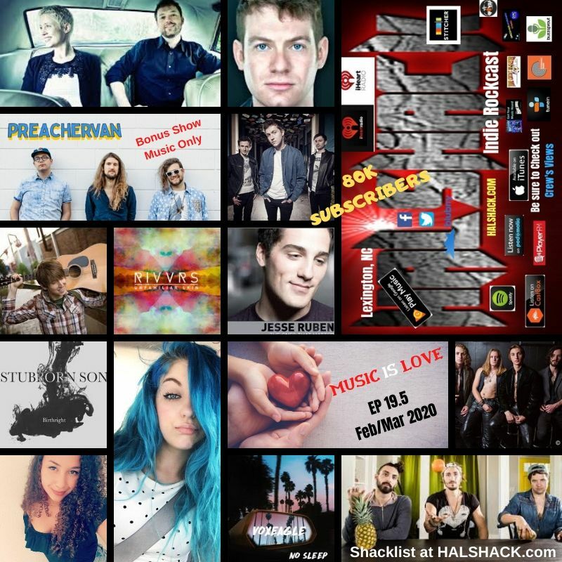 Halshack Ep 19.5 (MUSIC is LOVE) bonus show... music only