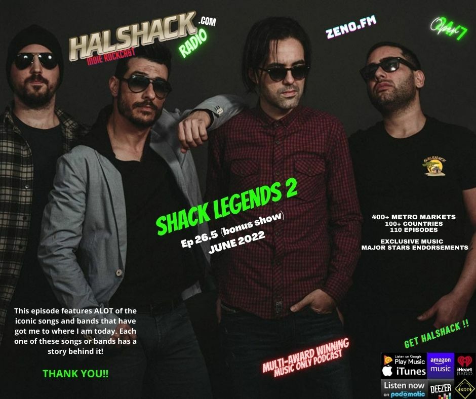 Episode 106: Halshack Ep 26.5 (Shack Legends 2)- June 2022 (Bonus show)
