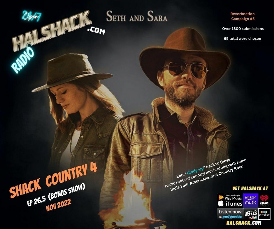 Episode 112: Halshack Ep 26.5 (Shack Country 4) Nov 2022 (bonus show, music only)