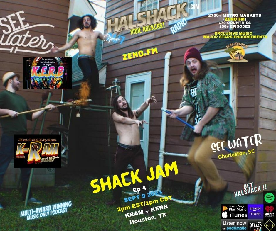 Episode 155: Halshack ep 4 (SHACKJAM on KRAM and 99.9 KERB) Sept 9, 2024 --ska rock reggae edition- 1hr bonus