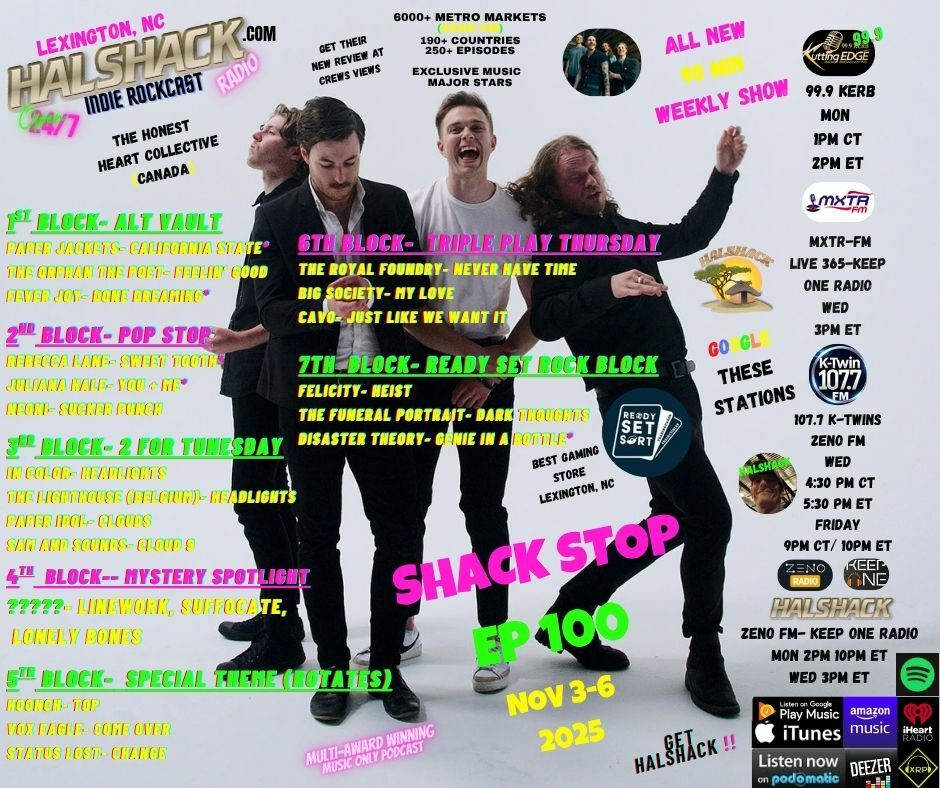 Episode 269: Halshack ep 100 (all new show) --SHACKSTOP-- Nov 3rd-5th, 2025-- (KERB- KTWINS- MXTRFM- ZENOFM) --90 min weekly show--Find everything at Halshack com Episode 269: Halshack ep 100 (all new show) --SHACKSTOP-- Nov 3rd-5th, 2025-- (KERB- KTWINS- MXTRFM- ZENOFM) --90 min weekly show--Find everything at Halshack com