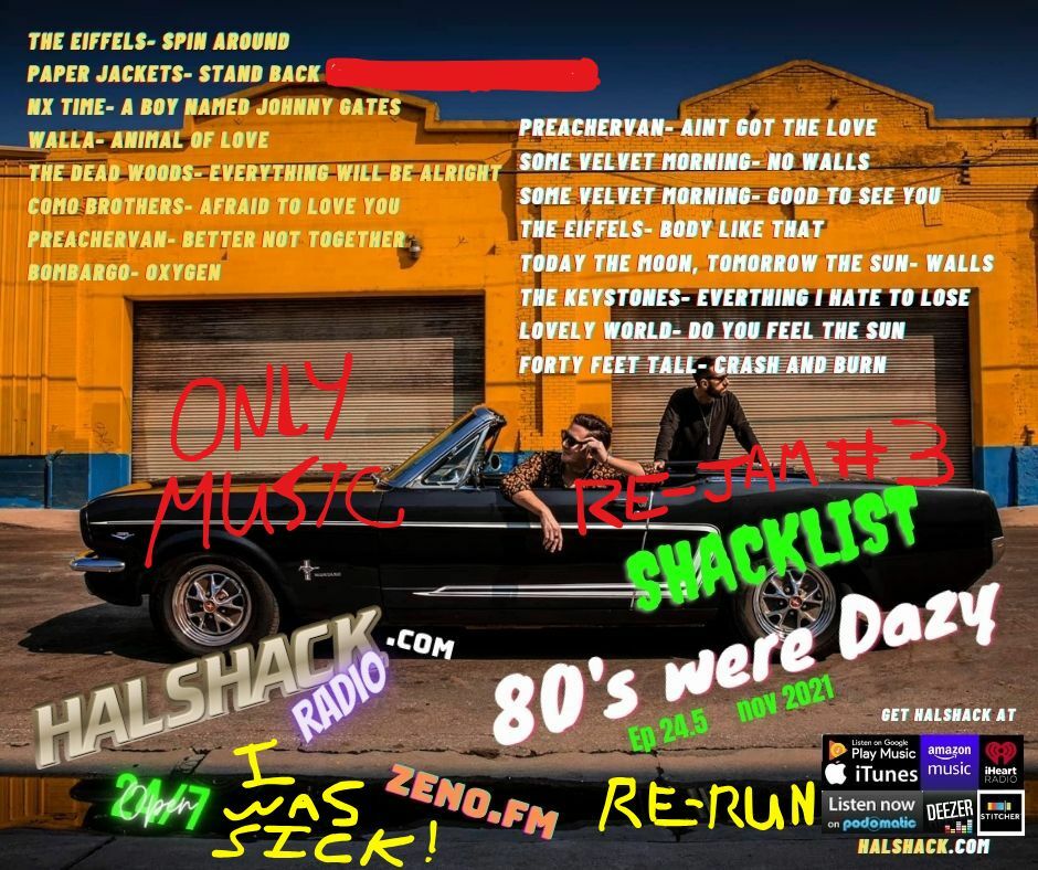 Episode 280: Halshack (Re-Jam 3) no host- (80s Were Dazy)-- Dec 5 2025- (Shackjam 3- KERB 99.9)--Shacklist on Halshack com - Find the full version on the podcast feed. Episode 280: Halshack (Re-Jam 3) no host- (80s Were Dazy)-- Dec 5 2025- (Shackjam 3- KERB 99.9)--Shacklist on Halshack com - Find the full version on the podcast feed.