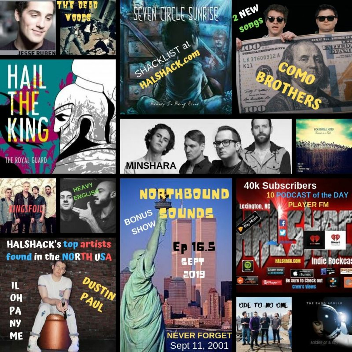 Halshack Ep 16.5 (NORTHBOUND SOUNDS) Sept 2019--Bonus show...music only