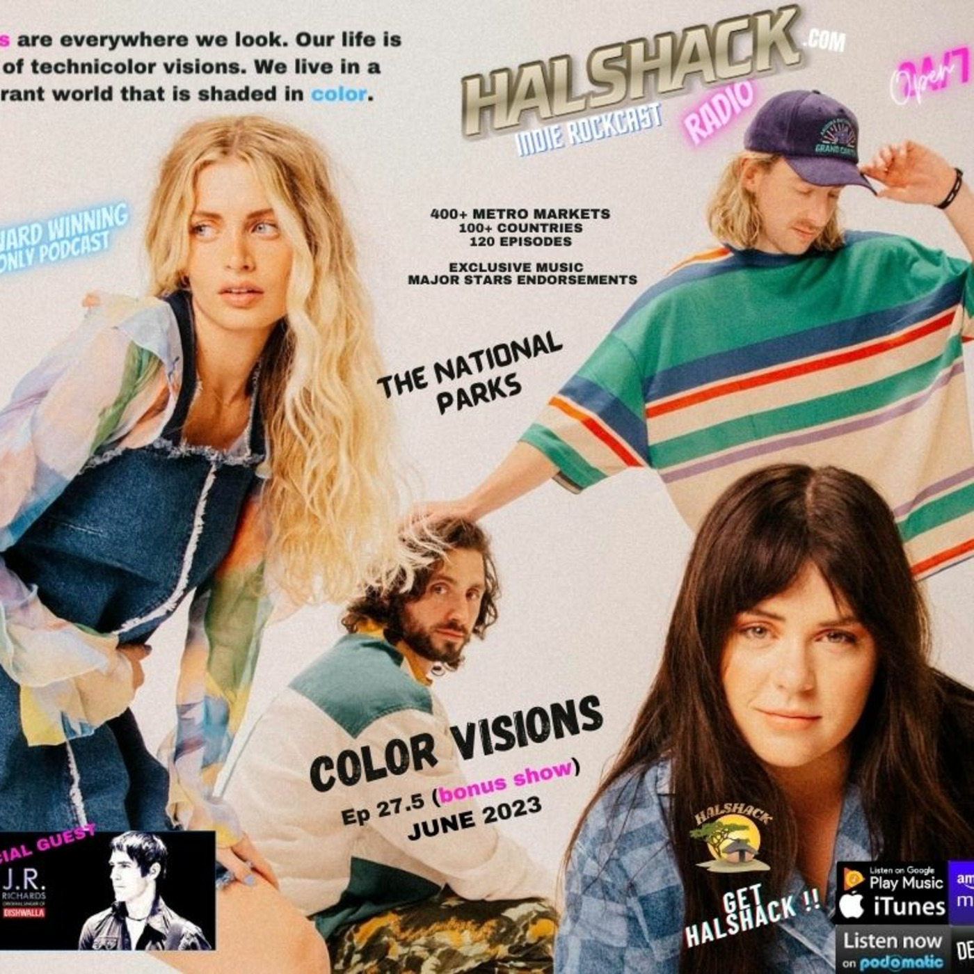 Episode 122: Halshack Ep 27.5 (COLOR VISIONS) June 2023- theme show