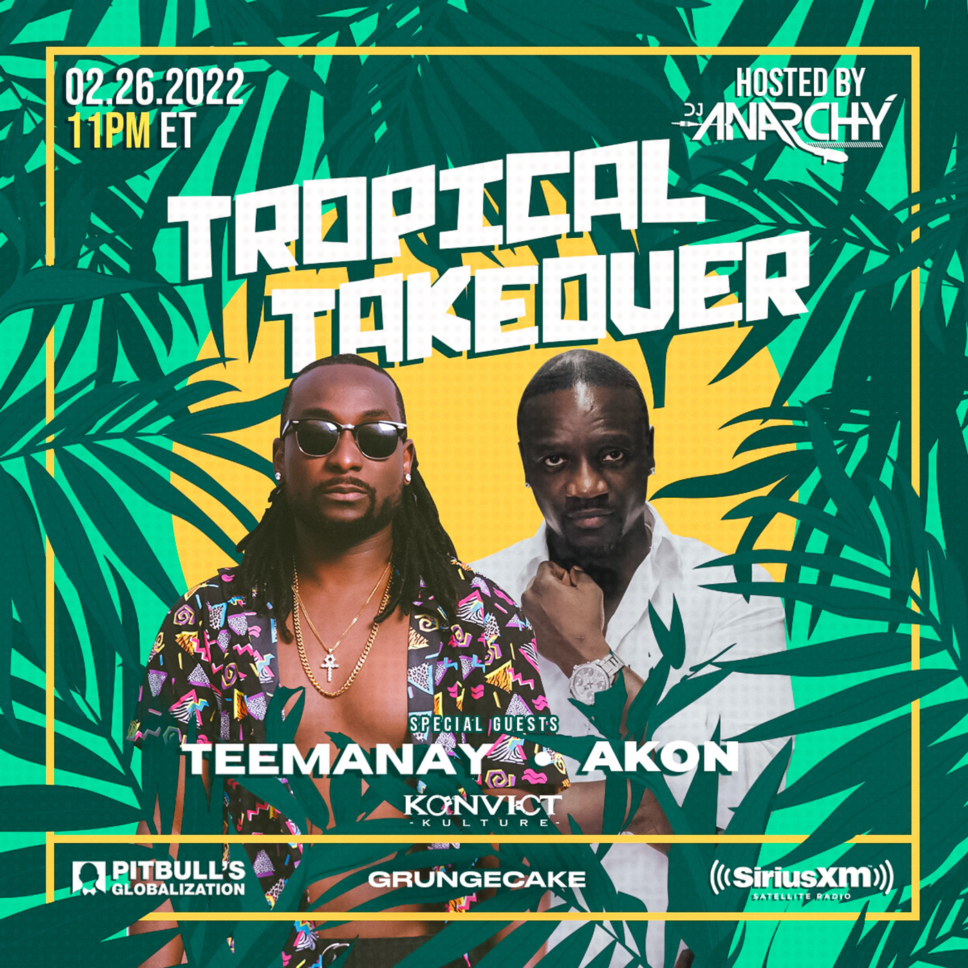 Episode 79: TROPICAL TAKEOVER 74 (TeeManay & Akon Interview + Mix)