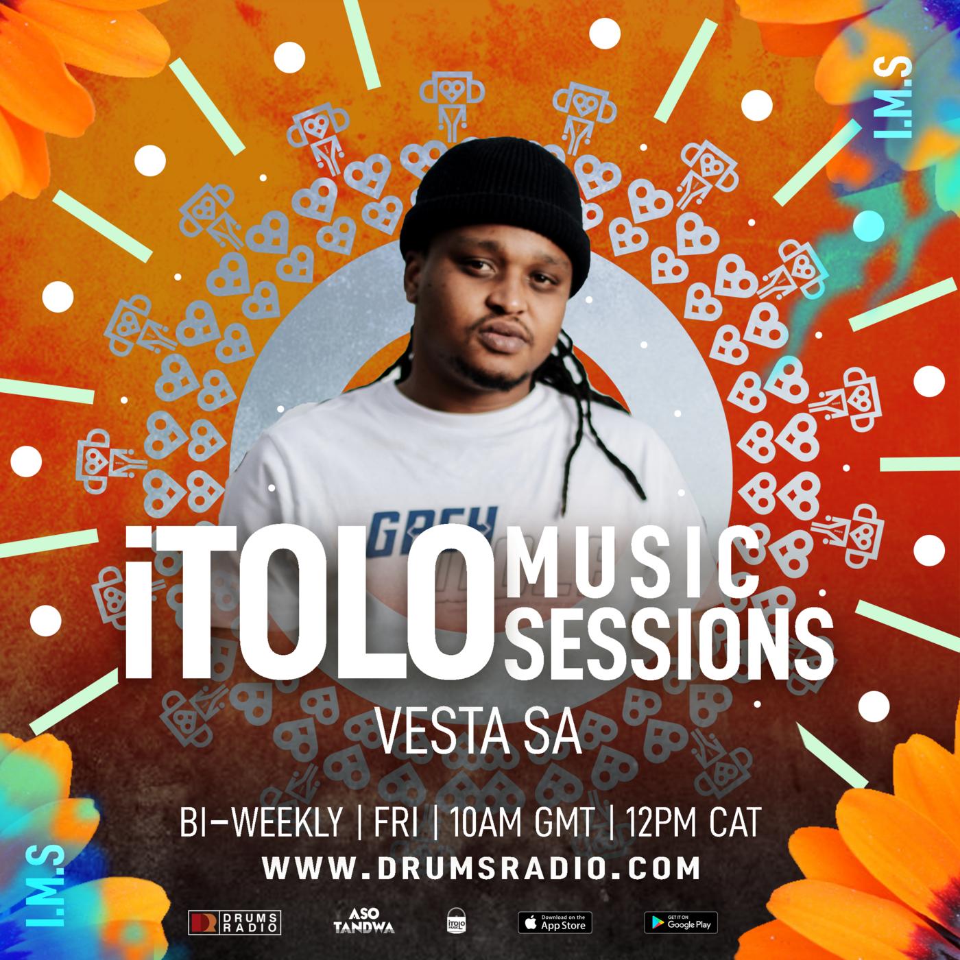 Episode 202: Vesta SA 100 % Exclusive Production Mix | iTolo Music Sessions #206 | Drums Radio Live Set episode artwork