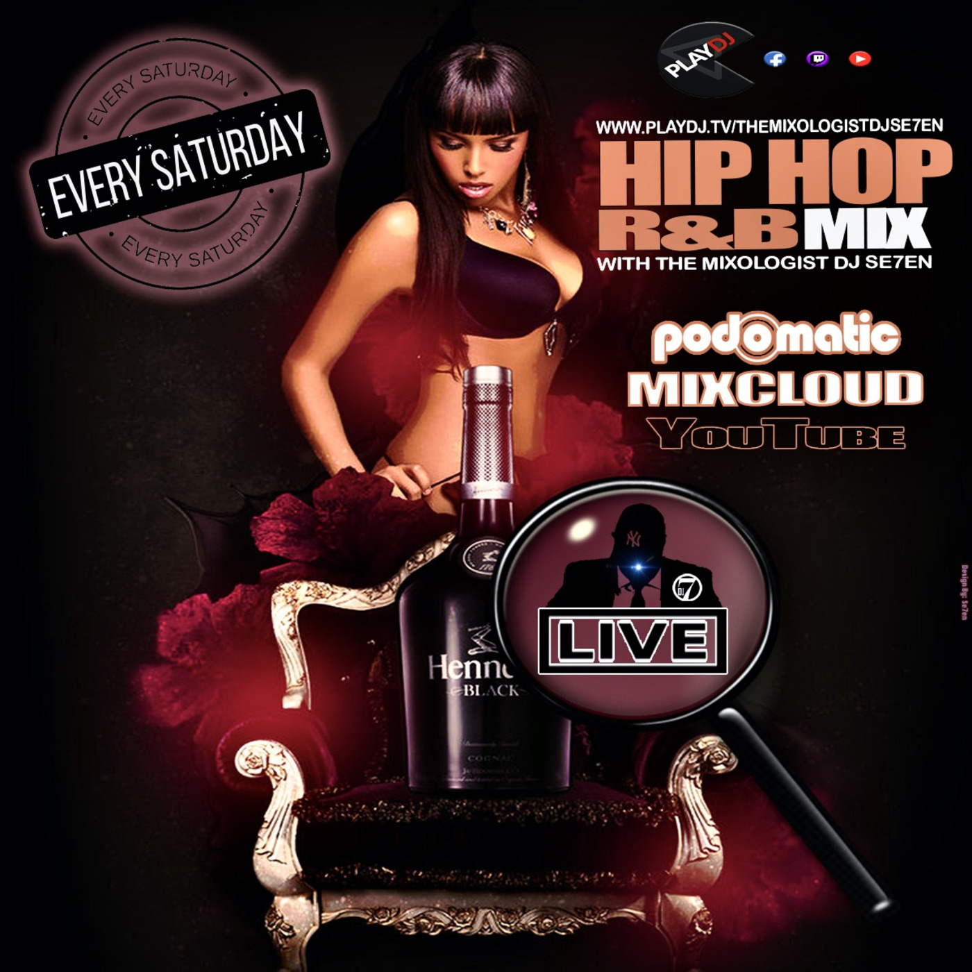 Episode 90: 90  (NEW LIVE HIP HOP R&B REGGAE MIX) Saturday ShakeDown