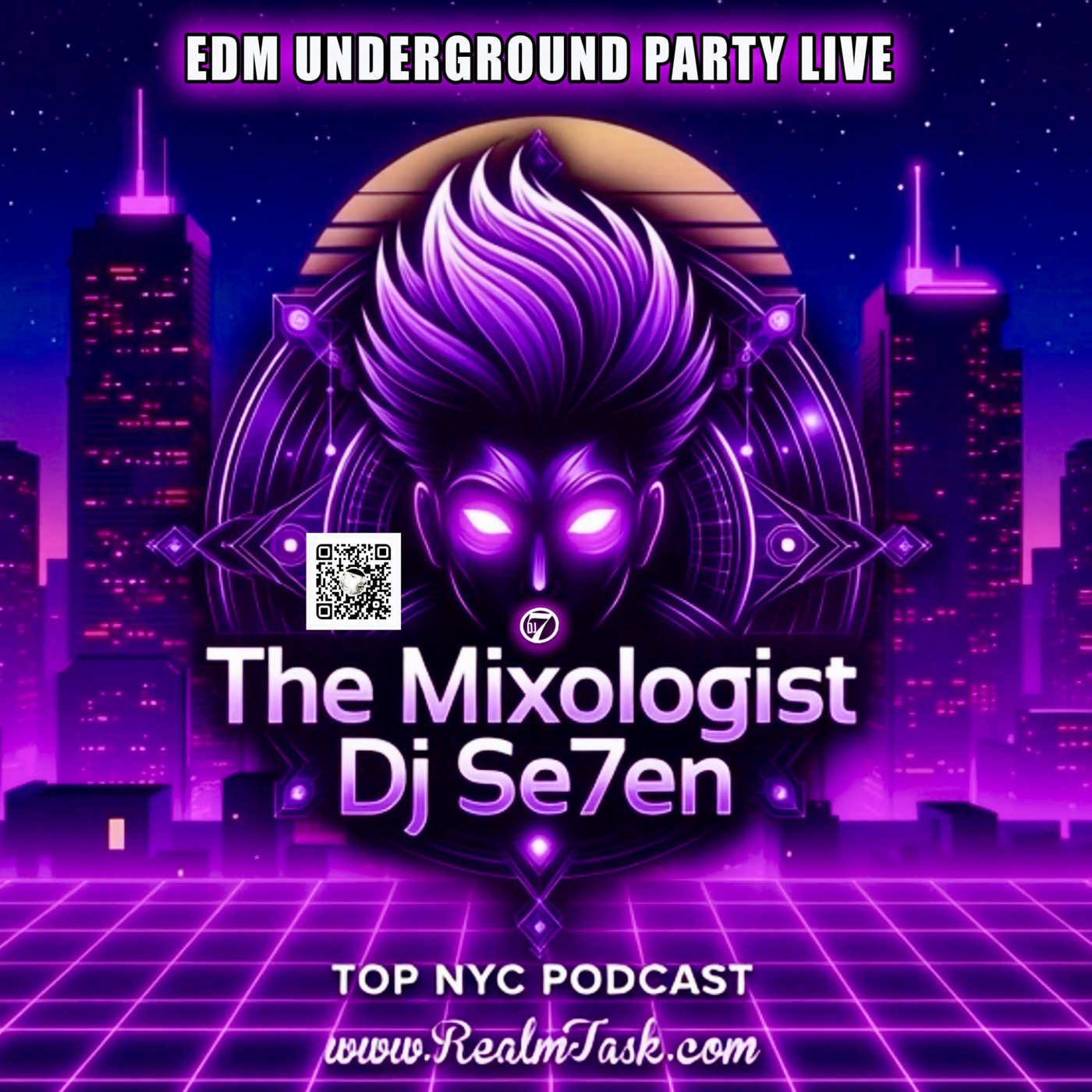 Episode 510: EDM UNDERGROUND PARTY LIVE with The Mixologist Dj Se7en episode artwork