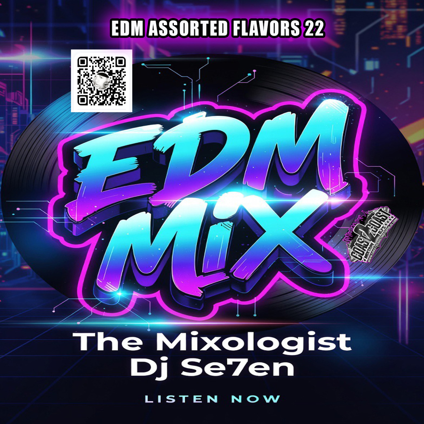 Episode 555: LIVE EDM ASSORTED FLAVORS 22 With The Mixologist Dj Se7en episode artwork