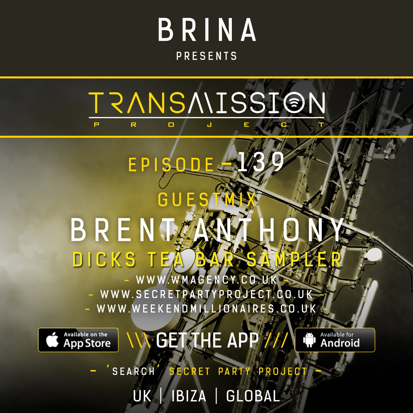  Secret Party Project pres. Transmission Project Radio Show Episode 139 GuestMix feat. Brent Anthony