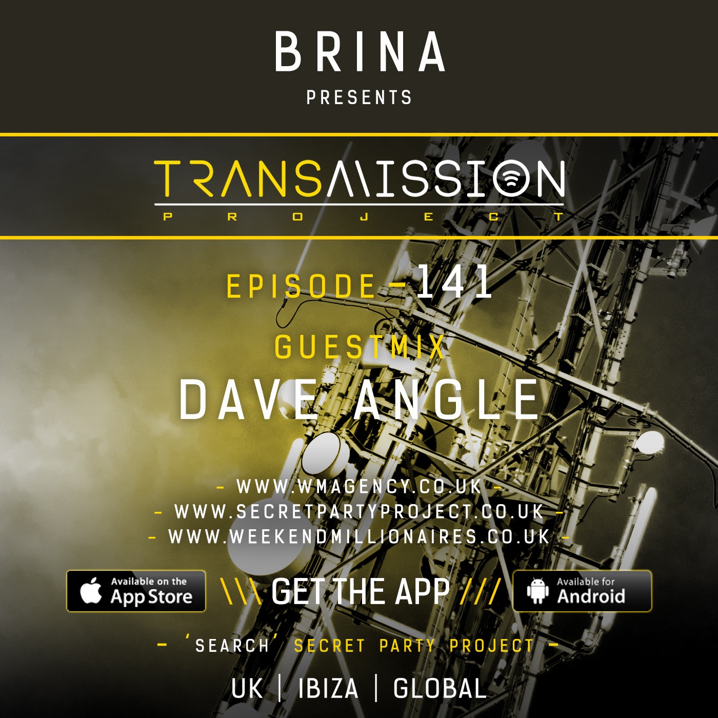 Secret Party Project pres. Transmission Project Radio Show Episode 141 GuestMix feat. Dave Angle