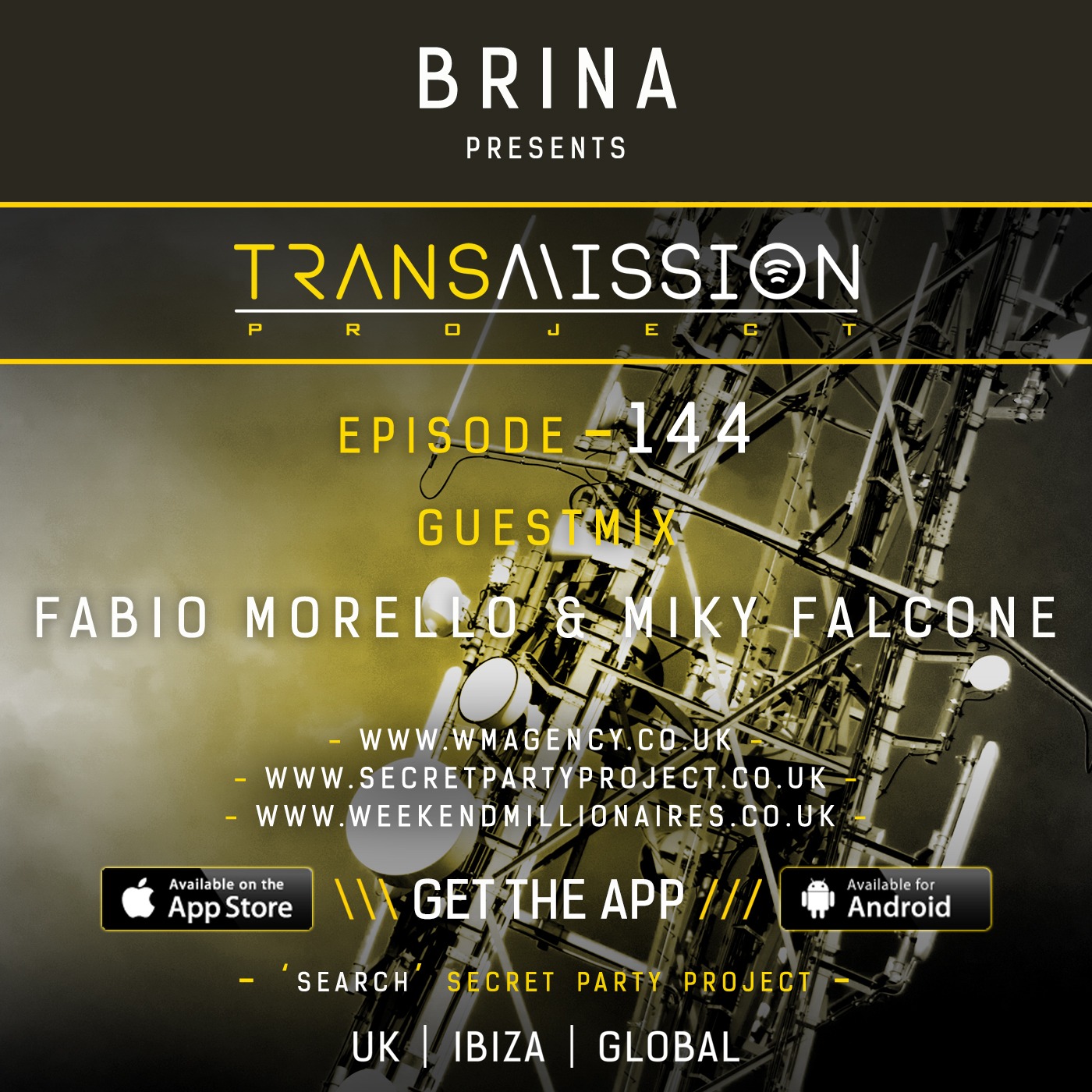  Secret Party Project pres. Transmission Project Radio Show Episode 144 GuestMix feat. Fabio Morello & Miky Falcone