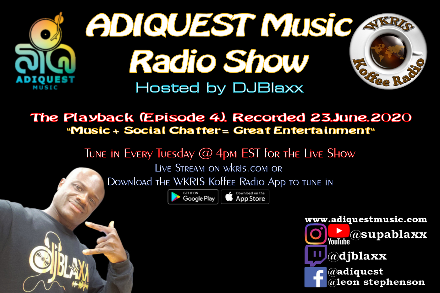 ADIQUEST with DJBlaxx | SupaBlaxx\'s Podcast