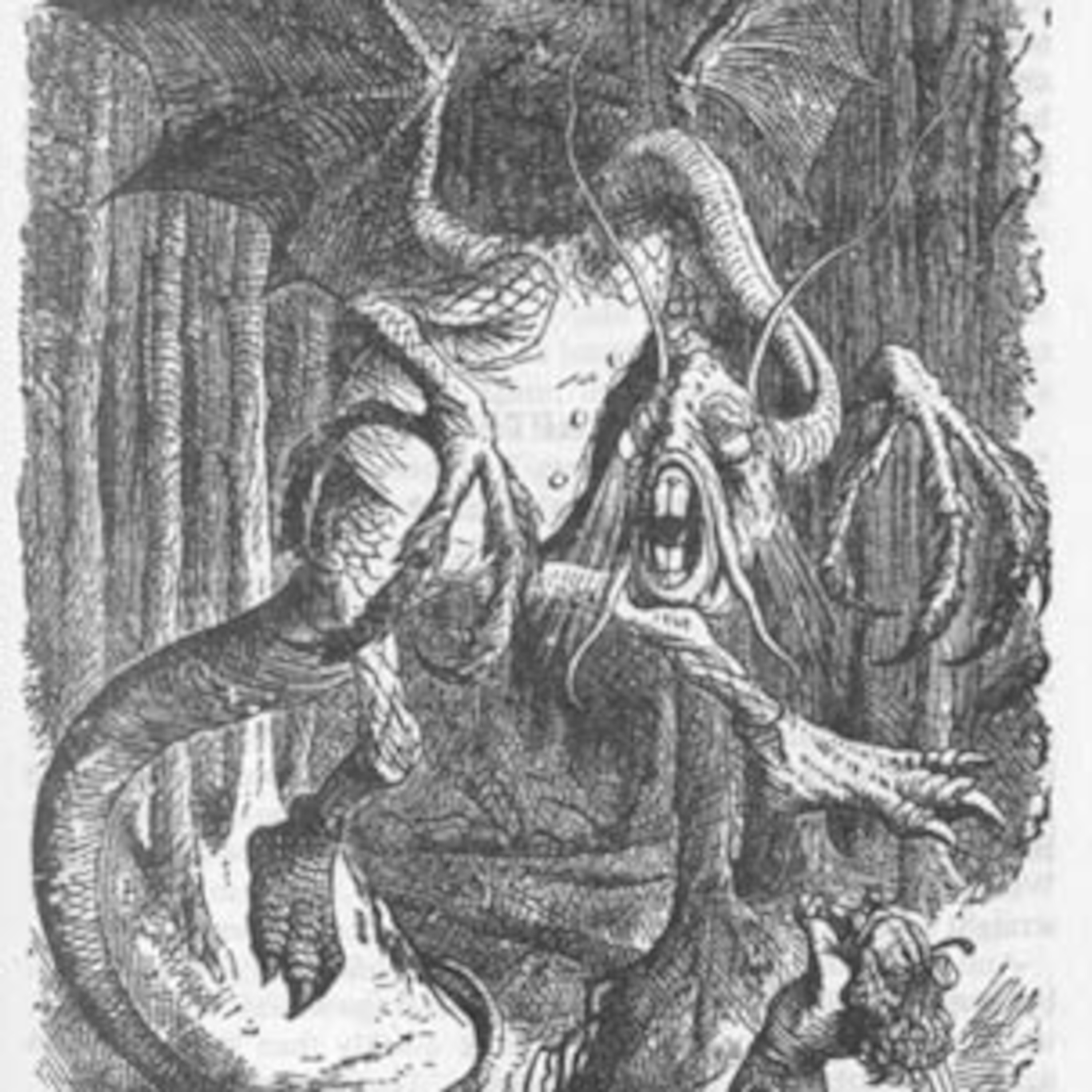 Podcasting for Pedagogic Purposes & The Jabberwocky episode artwork