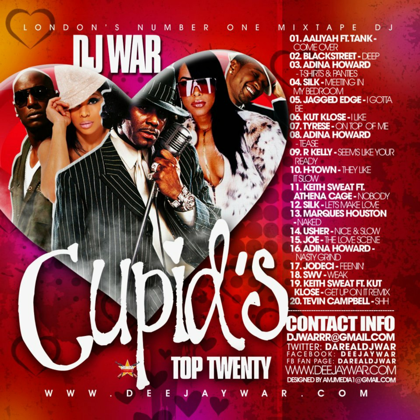 DJ War - Cupid's Top Twenty #1 Valentines Mix, Slowjams