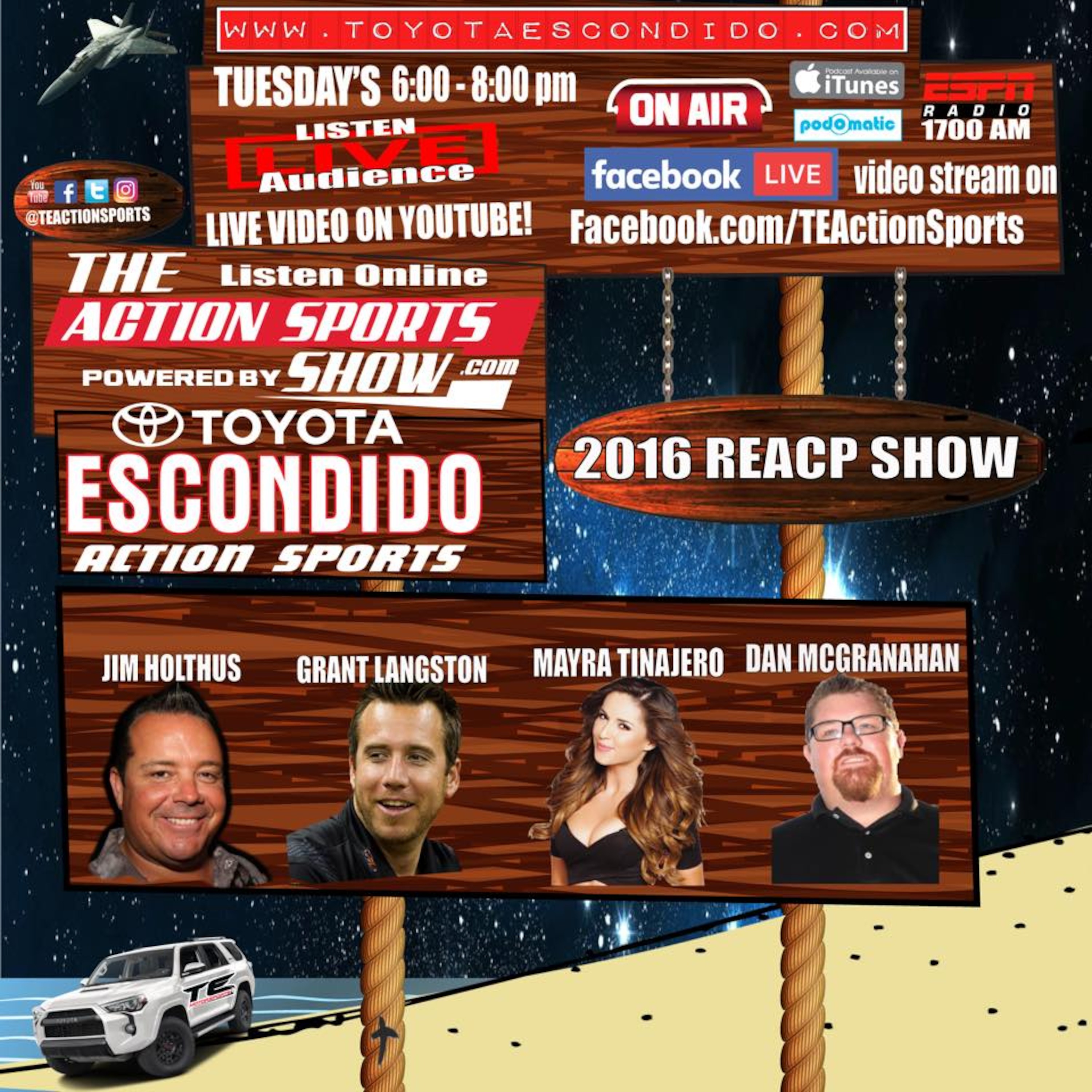 The Action Sports Show 2016 Recap live tonight