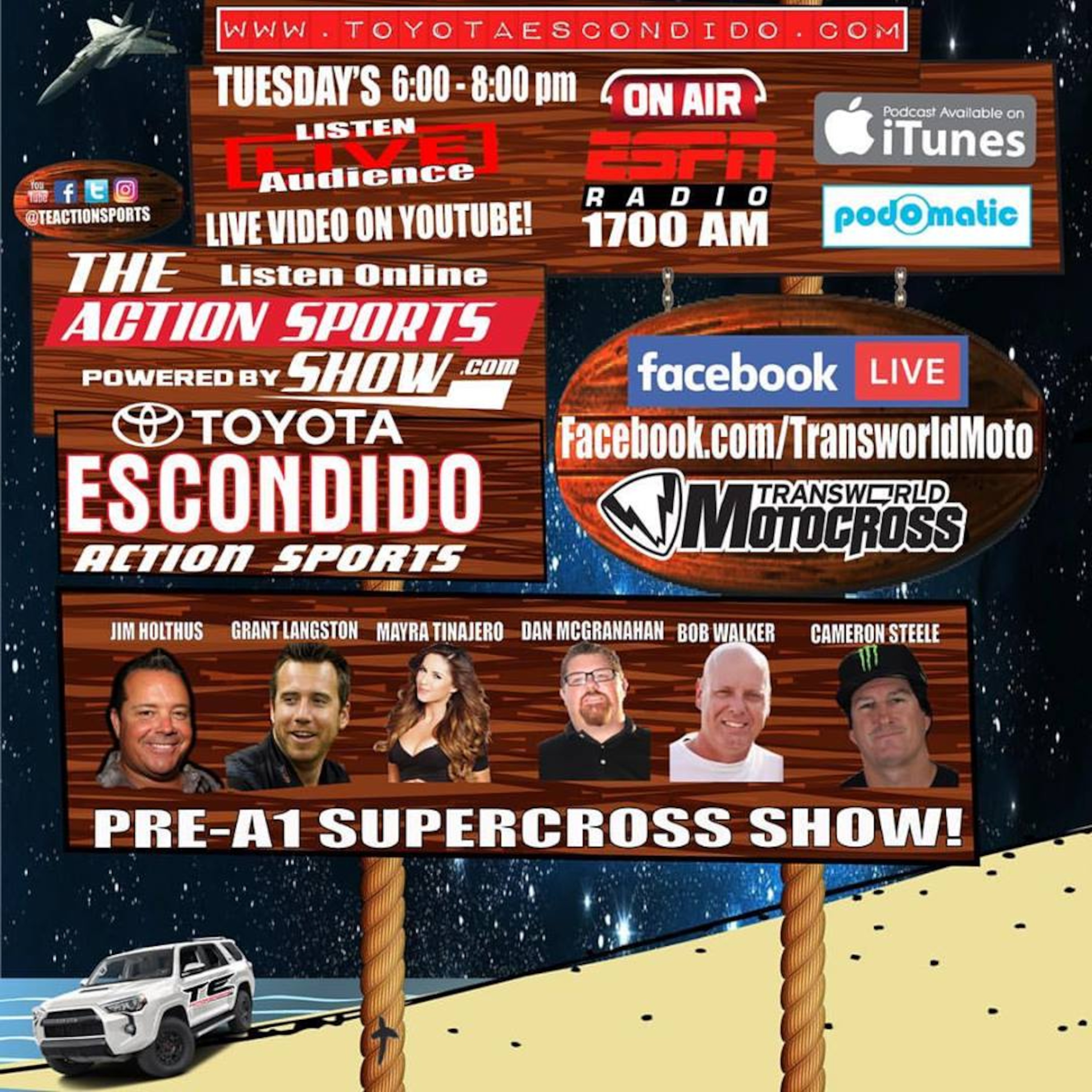 The Action Sports Show 2017 Pre A1 SX Super Panel