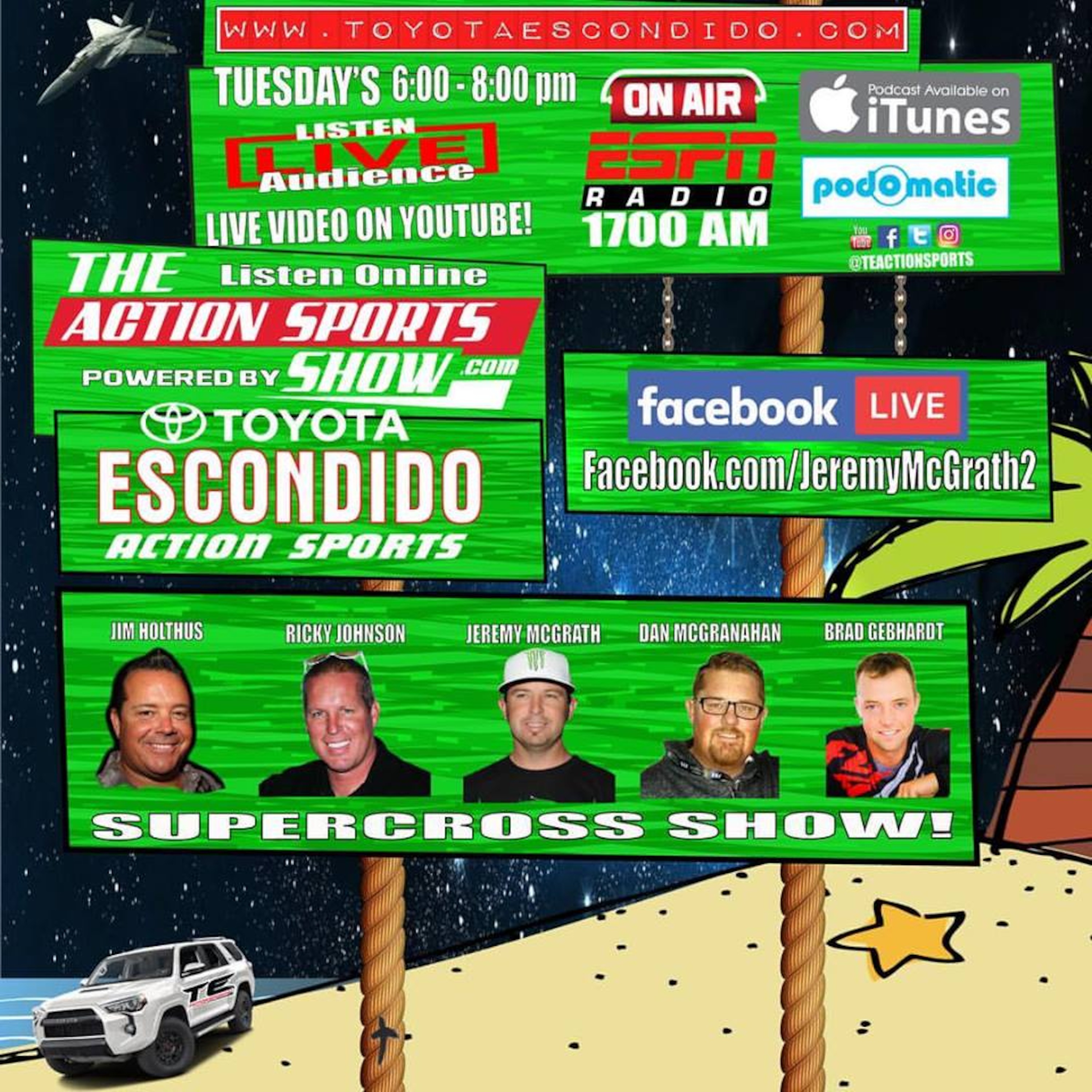 The Action Sports Show Supercross Super Panel