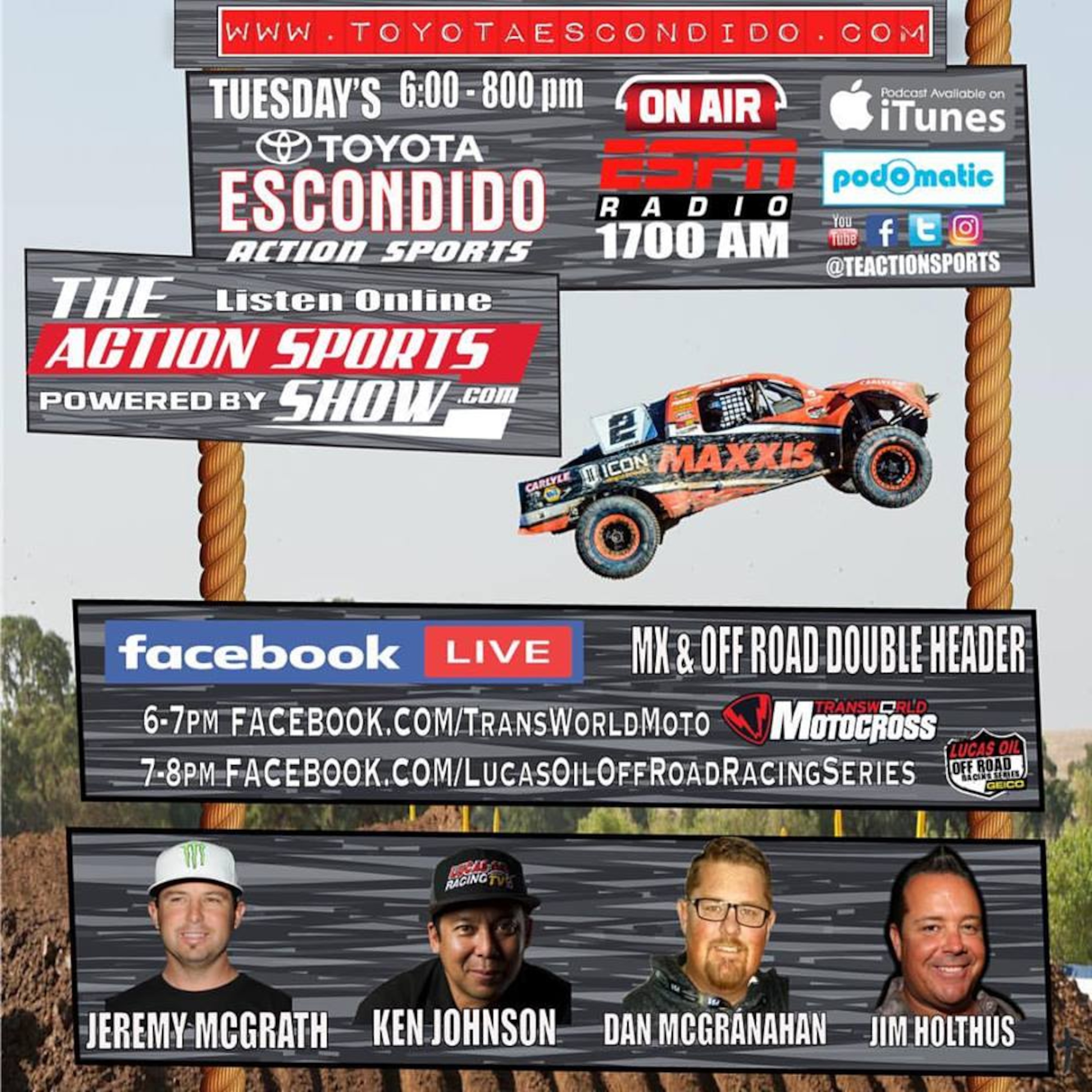 The Action Sports Show W/the King Himself Jeremy McGrath on a Special Double Header PART 2