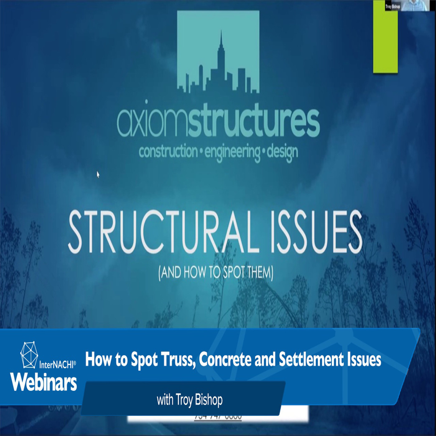 155.Truss, Concrete and Settlement Issues and How to Spot Them with Troy Bishop