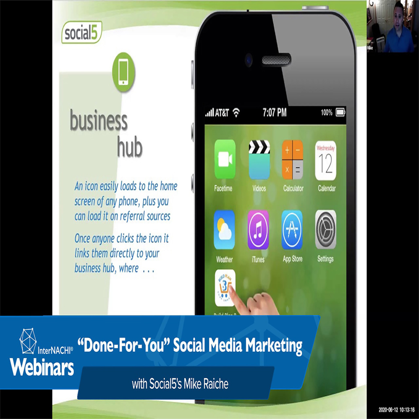 162. “Done-For-You” Social Media Marketing for InterNACHI Members with Social5's Mike Raiche