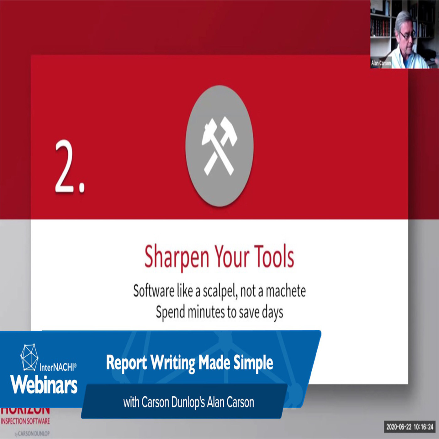 163. Report Writing Made Simple with Carson Dunlop's Alan Carson