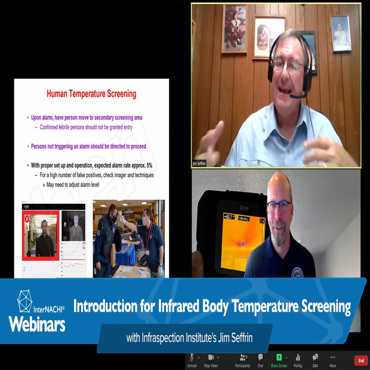171. Introduction for Infrared Body Temperature Screening with Infraspection Institute's Jim Seffrin