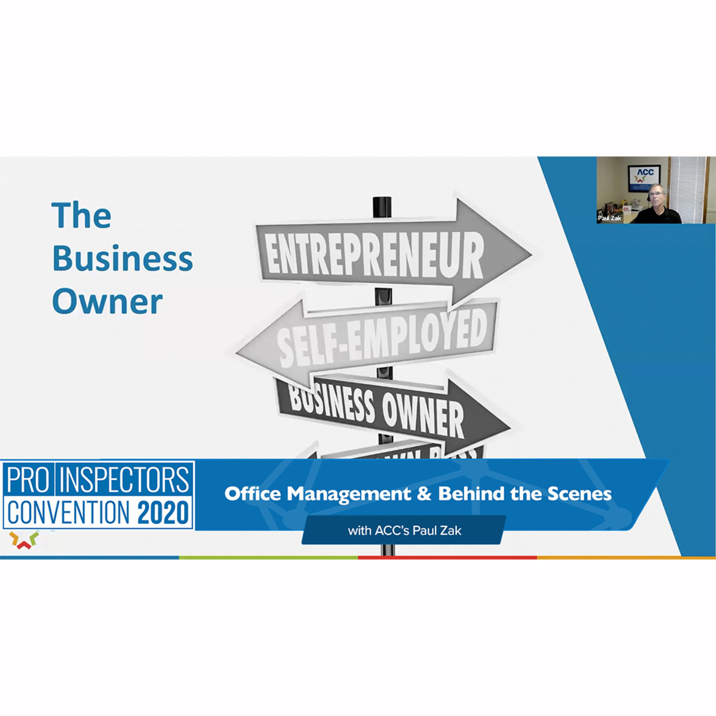 204. Office Management & Behind the Scenes at the 2020 Professional Inspectors Convention