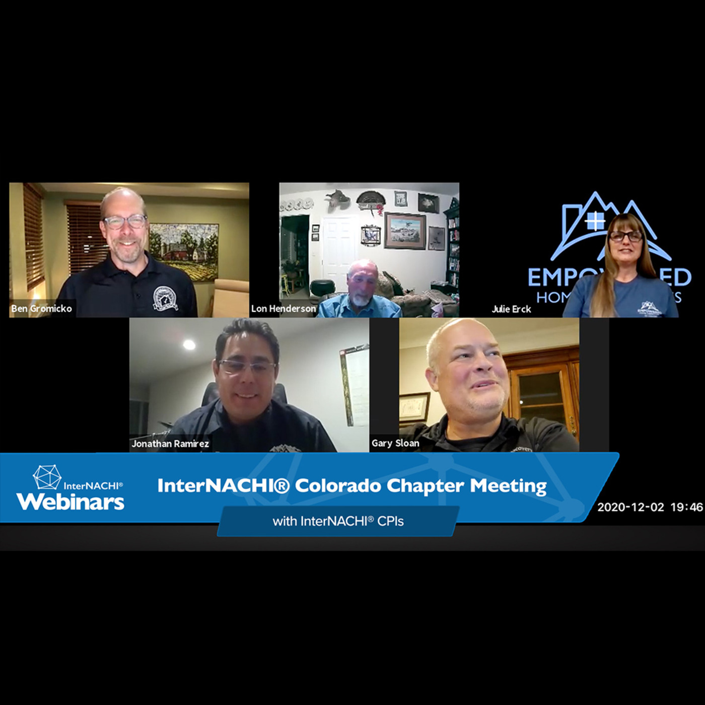 Episode 210: InterNACHI® Colorado Chapter Meeting (Online)