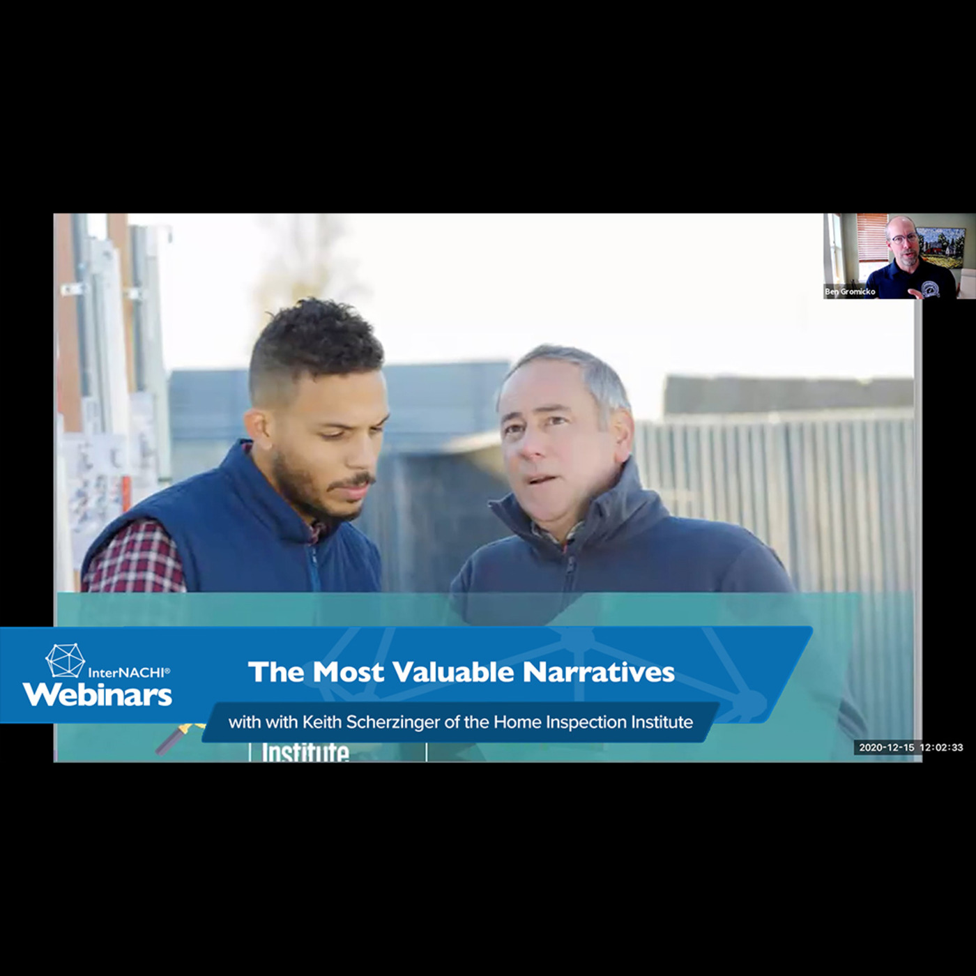 Episode 214: “The Most Valuable Narratives” Webinar with Keith Scherzinger of the Home Inspection Institute