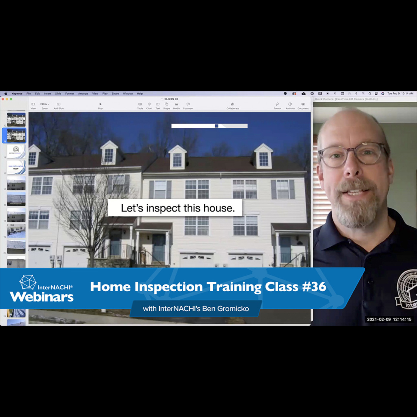 Episode 221: Home Inspection Training Class #36 with InterNACHI's Ben Gromicko