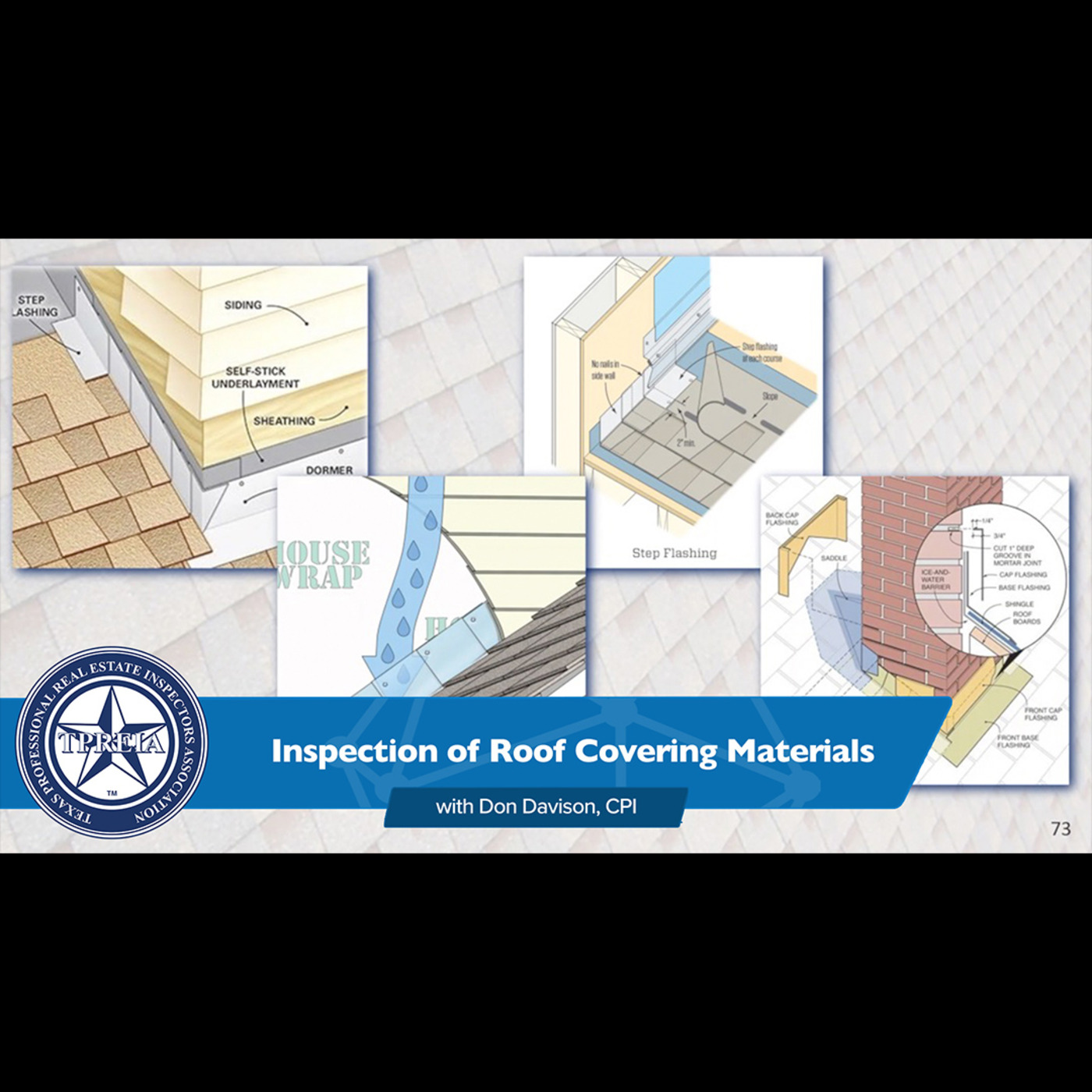 Episode 242: 242. Inspection of Roof Covering Materials with Don Davison, CPI