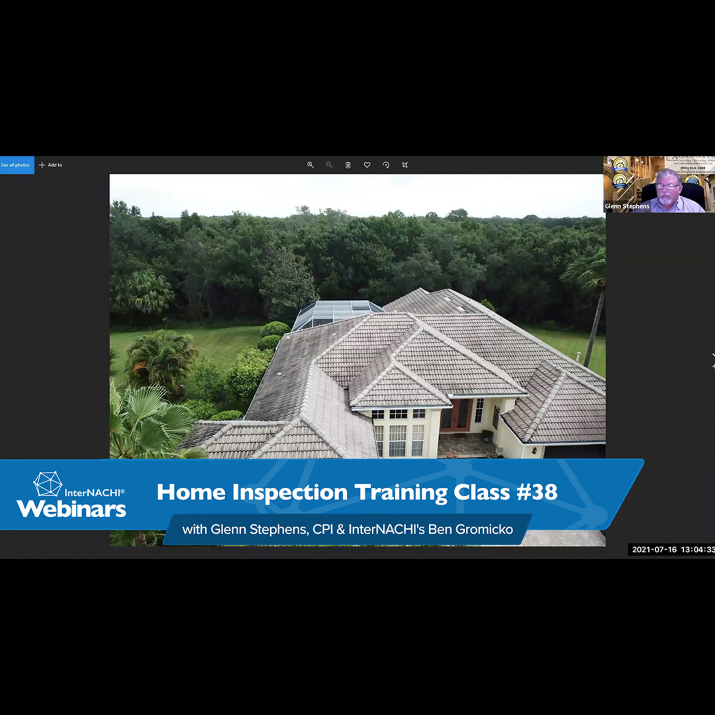 Episode 245: Home Inspection Training Class #38 with Glenn Stephens, CPI & InterNACHI's Ben Gromicko