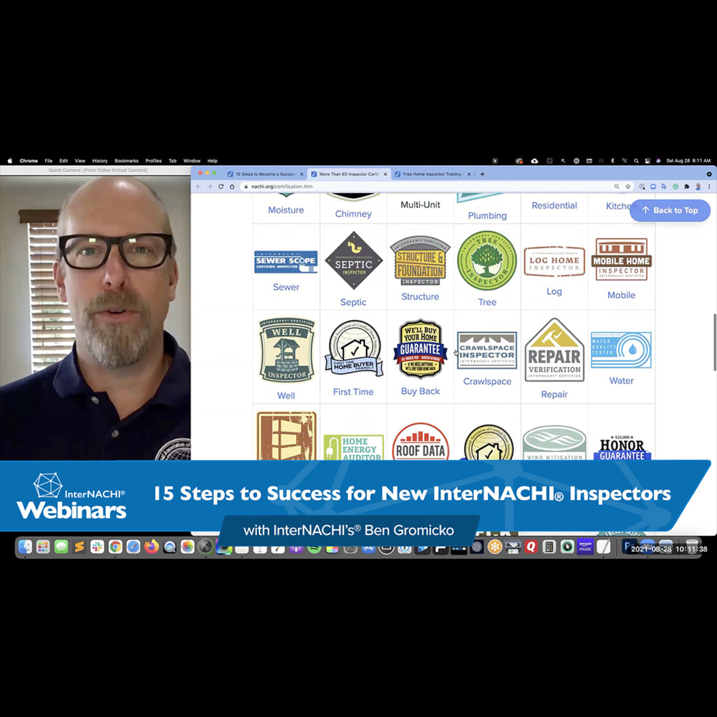 Episode 250: 15 Steps to Success for New InterNACHI® Inspectors With Ben Gromicko