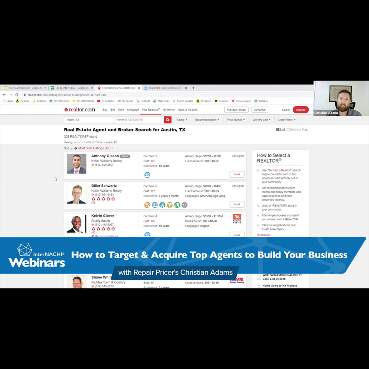 Episode 253: How to Target & Acquire Top Agents to Build Your Business with Repair Pricer's Christian Adams