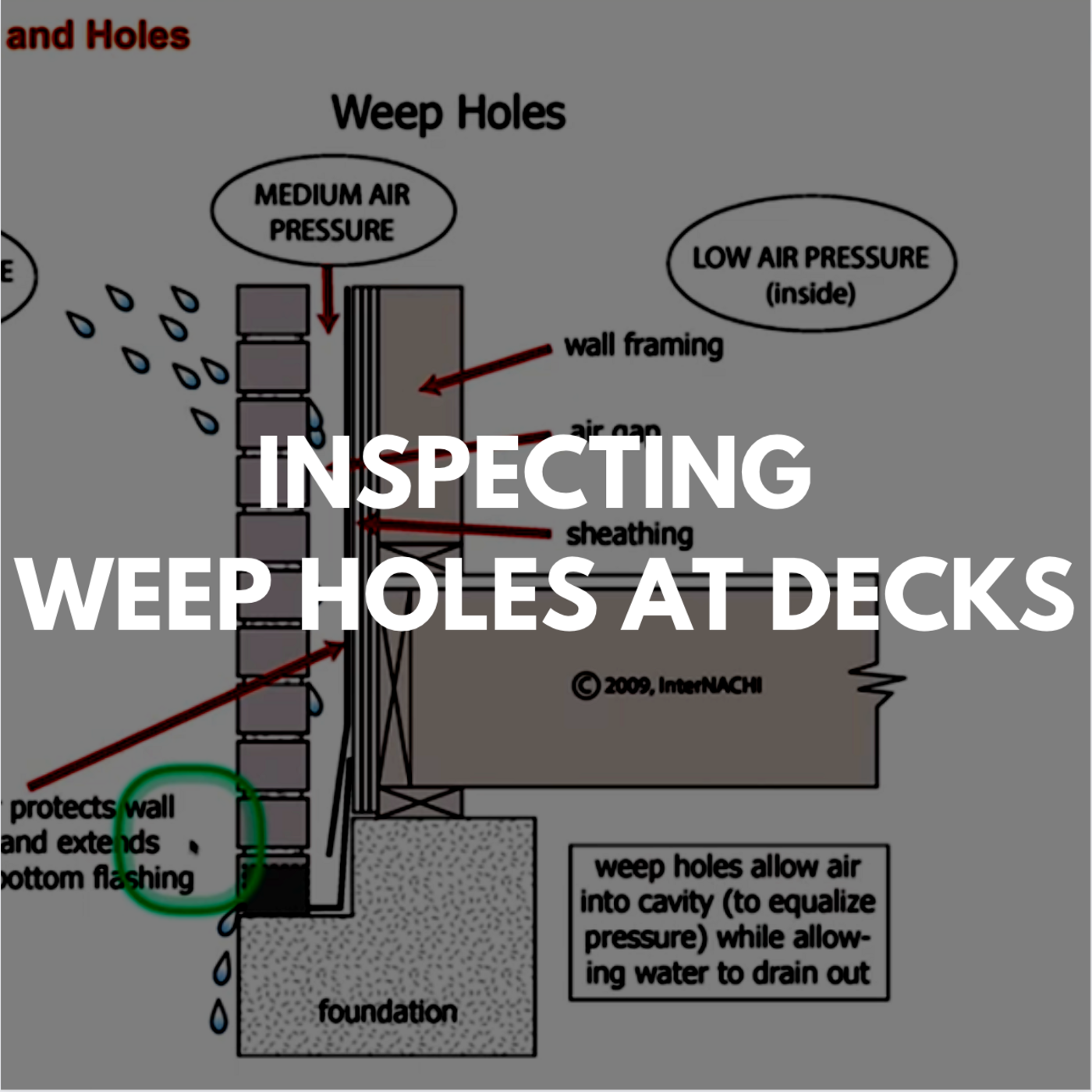 Episode 382: Inspecting Weep Holes at Decks