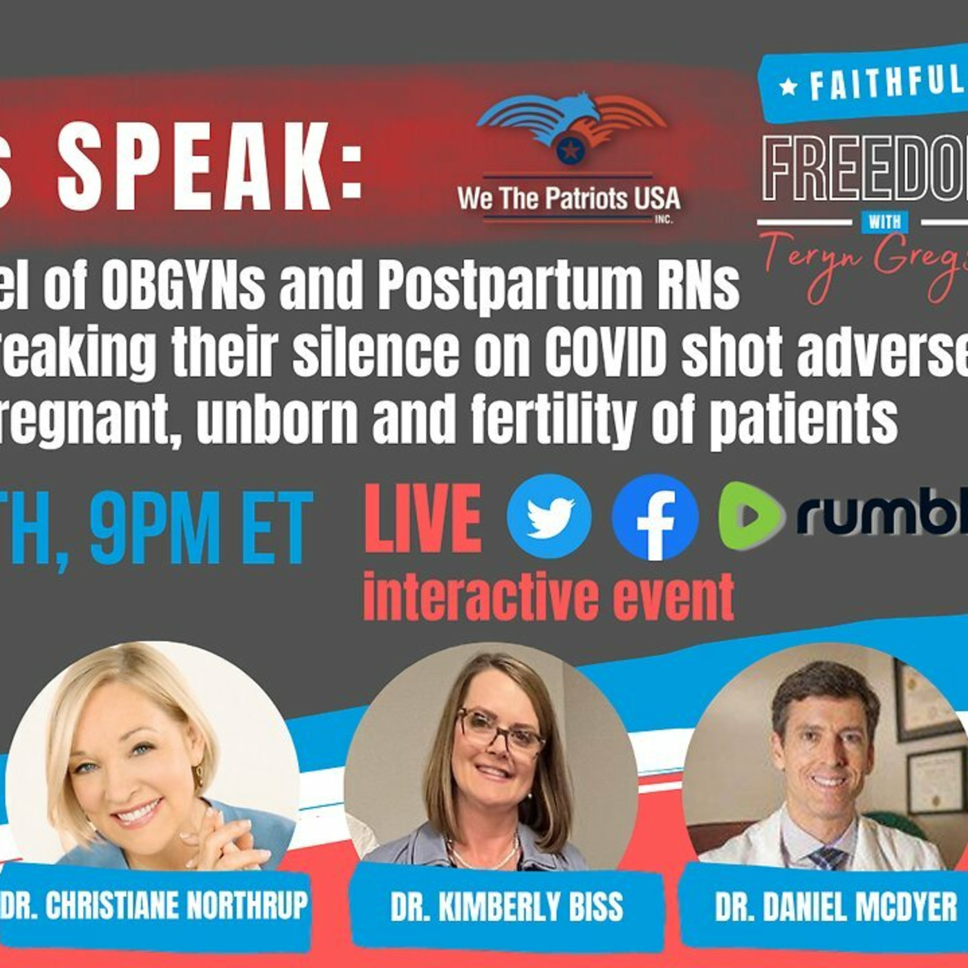 OBGYNs SPEAK: First OBGYN panel breaking their silence on COVID shot adverse reactions